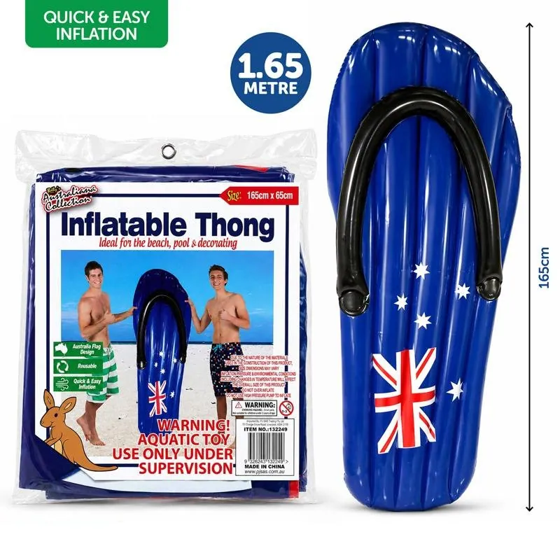 Jumbo Inflatable Thong 165cm X 65cm Australiana Design – image 4