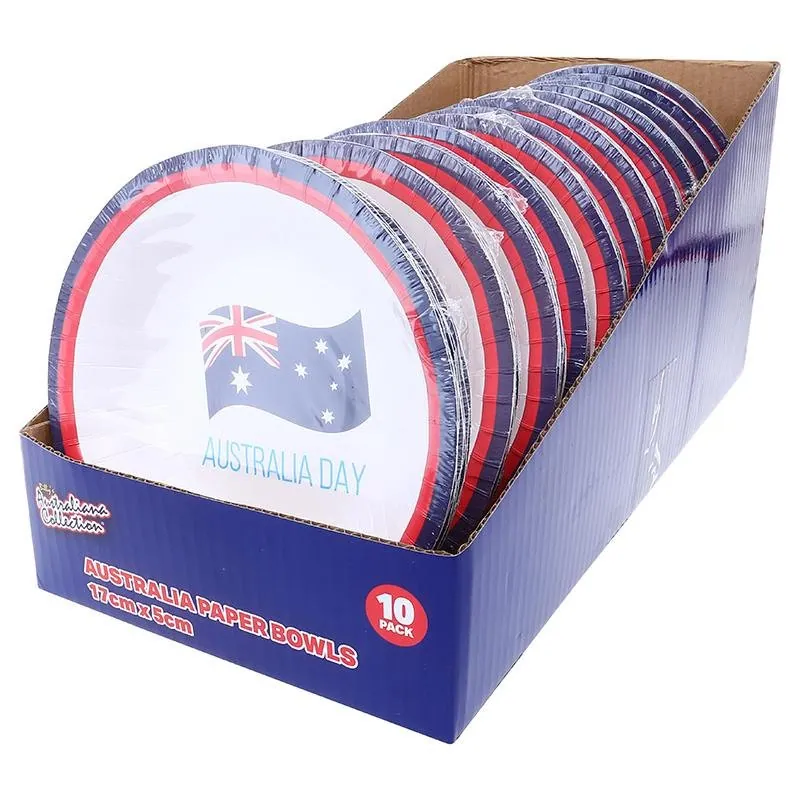 10pk Australia Paper Bowl 17x5cm – image 3
