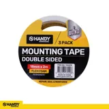 Tape Double Sided Cushioned White Tape 18mm X 2m 3pk – image 4