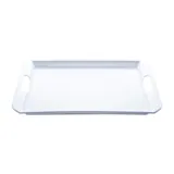 Melamine Tray with Built in Handles Rectangular 33cm X 22cm X 2cm - White – image 1