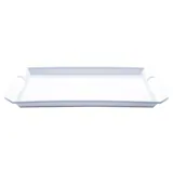 Melamine Tray with Built in Handles Rectangular 38cm X 25cm X 2cm - White – image 2