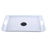 Melamine Tray with Built in Handles Rectangular 38cm X 25cm X 2cm - White – image 3