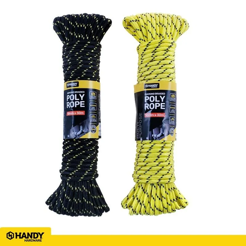 Diamond Braided Polyrope 2 Assorted Colours 10mm X 30m – image 4