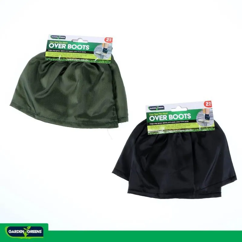 Boot Covers 1 Pair 21cm X 16cm Black & Green – image 4