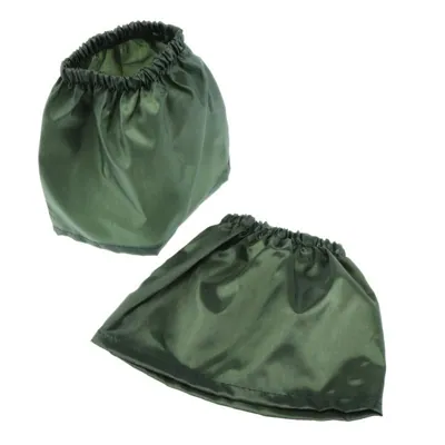Boot Covers 1 Pair 21cm X 16cm Black & Green