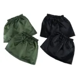 Boot Covers 1 Pair 21cm X 16cm Black & Green – image 3