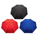 Umbrella Polka J Handle Dot Leather 95cm – image 2