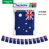 Australian Flag Bunting Size 21cm X 31cm 5m Length Includes: 12 Flags – image 2