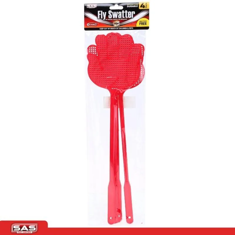 Fly Swatter 4pk 12cm X 44.5cm Red – image 4