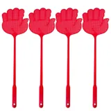 Fly Swatter 4pk 12cm X 44.5cm Red – image 1