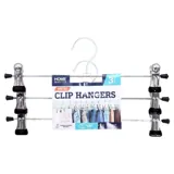 Hanger Stainless Steel with Adjustable Clips 30cm 3pk – image 4