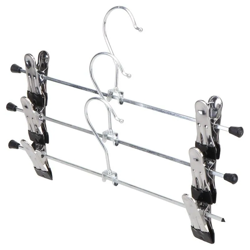 Hanger Stainless Steel with Adjustable Clips 30cm 3pk – image 2