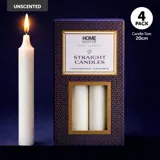 Candle Unscented Straight 20cm 4pk – image 4