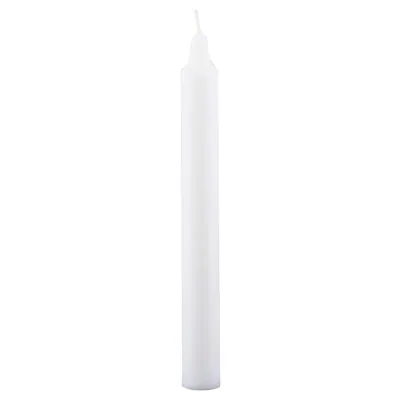 Candle Unscented Straight 20cm 4pk
