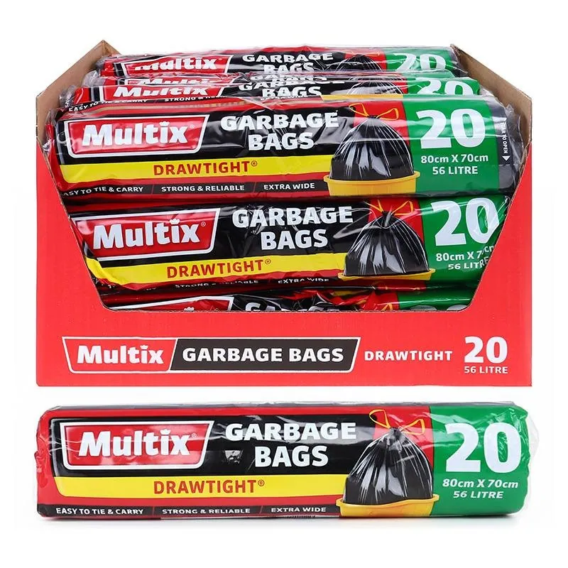 Multix Garbage Bags 56Ltr 20pk Drawtight – image 4