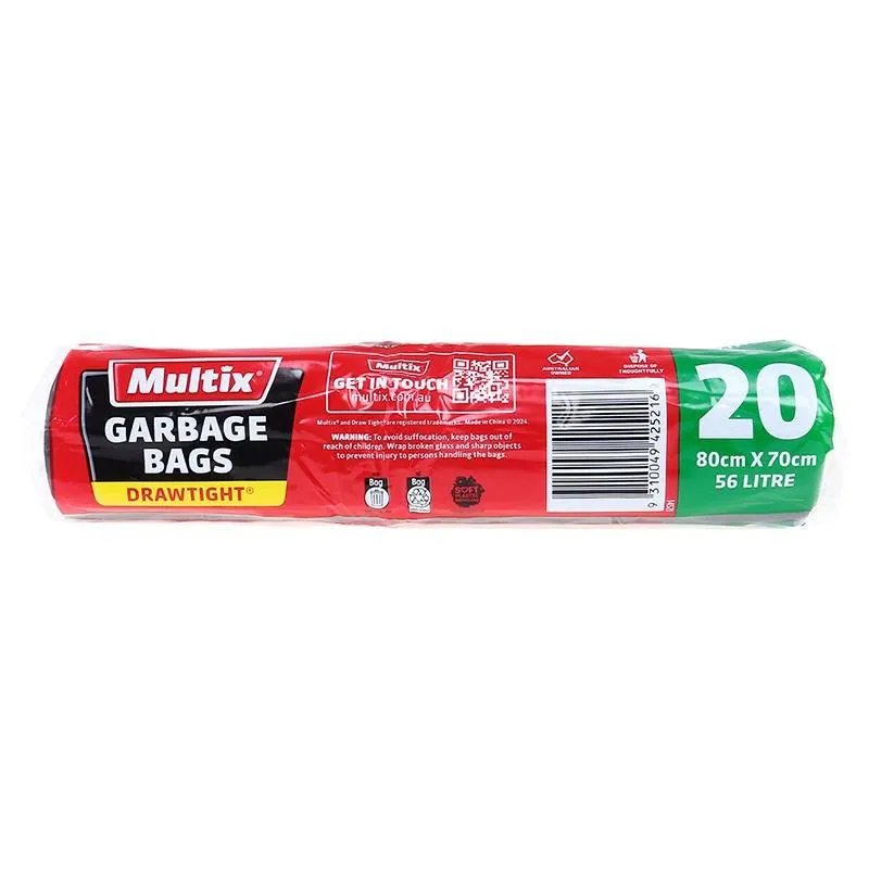 Multix Garbage Bags 56Ltr 20pk Drawtight – image 2