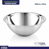 Stainless Steel Mixing Bowl Ø30cm X 10cm - 4l – image 4