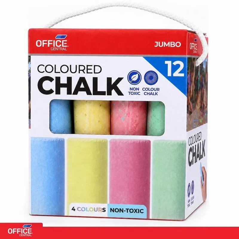 Drawing & Craft Chalk Jumbo 12pc – image 3
