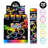 Glow Stick Bracelets in Tube 50pk - 20cm X 5mm – image 3