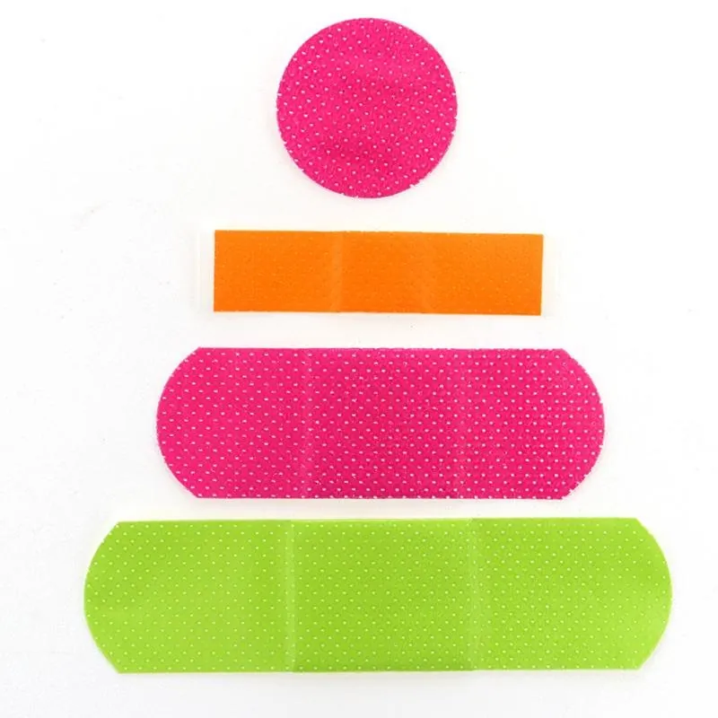 Bandage Strips Neon Assorted Sizes 100pk - Plastic (pe) – image 2