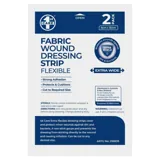 Bandage Dressing Strips with Adhesive 6cm X 50cm 2pk - Fabric – image 1