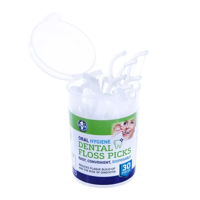 Dental Floss Picks 2 X 30pc Packs (60pc Total) – image 2