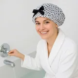 Shower Cap 2 Assorted Colours – image 1