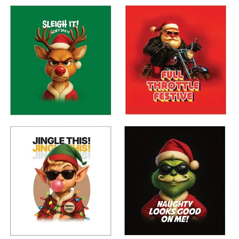 Shirt Men's Christmas Series One Green, Red, Black & White 5 Sizes: S, M, L, XL & XXL – image 3