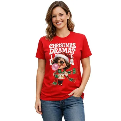 Shirt Women's Christmas Series One Green, Red, Black & White 5 Sizes: S, M, L, XL & XXL