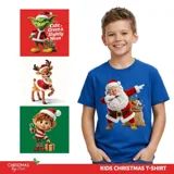 Shirt Children's Christmas Series One Green, Red, Blue, & White 5 Sizes: S, M, L, XL & XXL – image 4