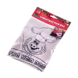 Christmas Ham Bag 1pk Jumbo 60cm X 45cm 100% Cotton – image 3