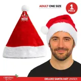 Christmas Santa Hat Adults 32cm X 43cm Red/White – image 4