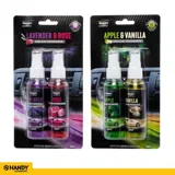 Air Freshener Spray 60ml Each 2pk (2 Assorted Scents in Carton, Apple & Vanilla, Lavender & Rose) – image 4