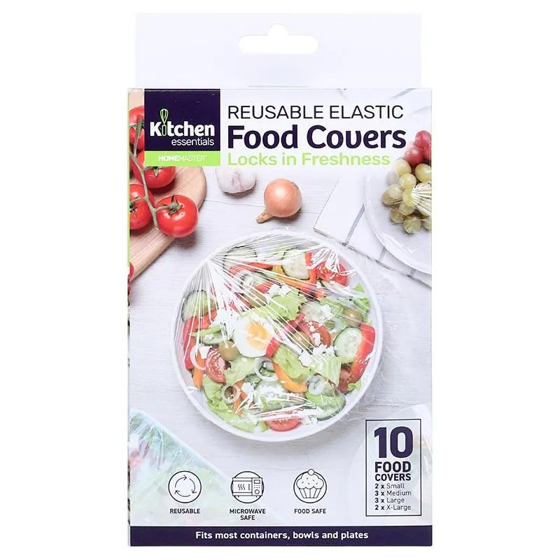 Food Cover 10pk Assorted Covers Small, Medium, Large, X-Large – image 4