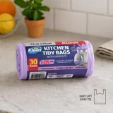 Garbage Bag Assorted Scents Kitchen Tidy with Handle 27l - 30pk - 51cm X 65cm - Lavender, Lemon, Lime – image 1