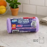Garbage Bag Assorted Scents Kitchen Tidy with Handle 35l - 30pk - 58cm X 71cm - Lavender, Lemon, Lime – image 1