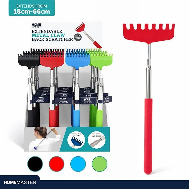 Back Scratcher Assorted Colours Extendable From 18cm To 66cm – image 4
