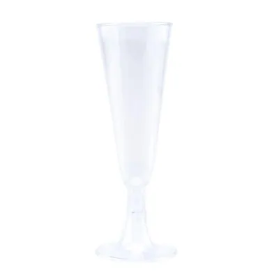 Drinkware Plastic Champagne Glass 150ml 15pk