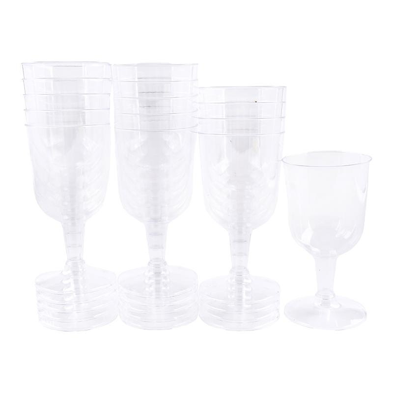 Party Wine Glasses 150ml, Clear Plastic (15 Pack) — photo 2 of 4