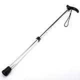 Walking Stick Extendable with 6 Adjustable Heights & Wrist Strap - Aluminium Pole, Rubber Rest, PP Handle – image 2