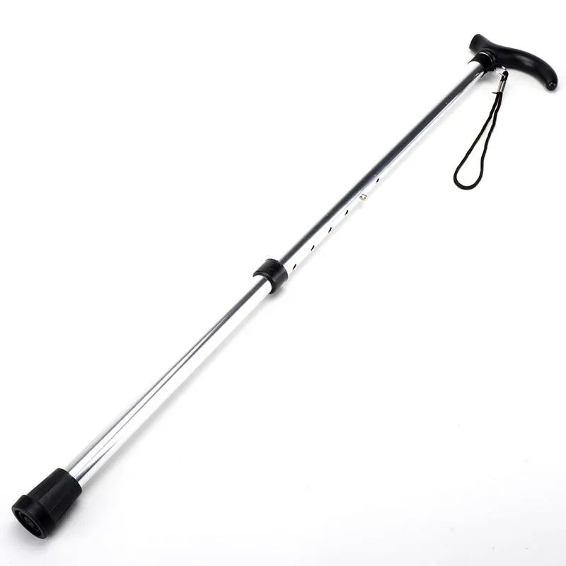 Walking Stick Extendable with 6 Adjustable Heights & Wrist Strap - Aluminium Pole, Rubber Rest, PP Handle – image 2