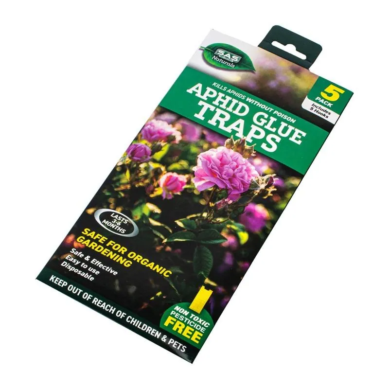 Trap Glue Aphid 5pk 10cm X 24cm Includes: 5 Hang Clips & 5 Traps – image 3