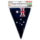 Australian Flag Triangle Bunting Size 20cm X 30cm 5m Length Includes: 12 – image 1