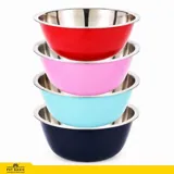 Dog Bowl Stainless Steel Coloured 1500ml 20cm – image 4