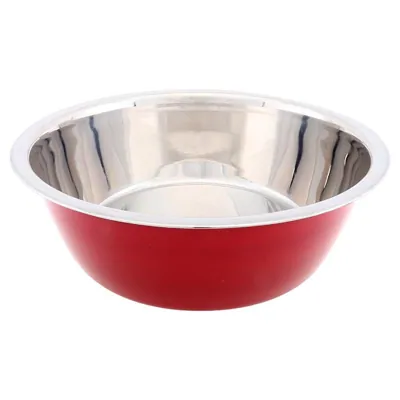 Dog Bowl Stainless Steel Coloured 2500ml 25cm