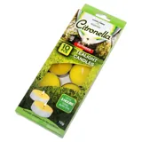 Citronella Candles Tealight 10pk 10g Each Yellow Wax Outdoor Use Approx Burn Time: 3hrs – image 3