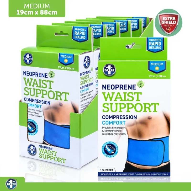 Support Waist Size Medium 19cm X 88cm Wrap & Strap – image 4