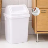 Swing Top Bin 10l Capacity - White – image 2
