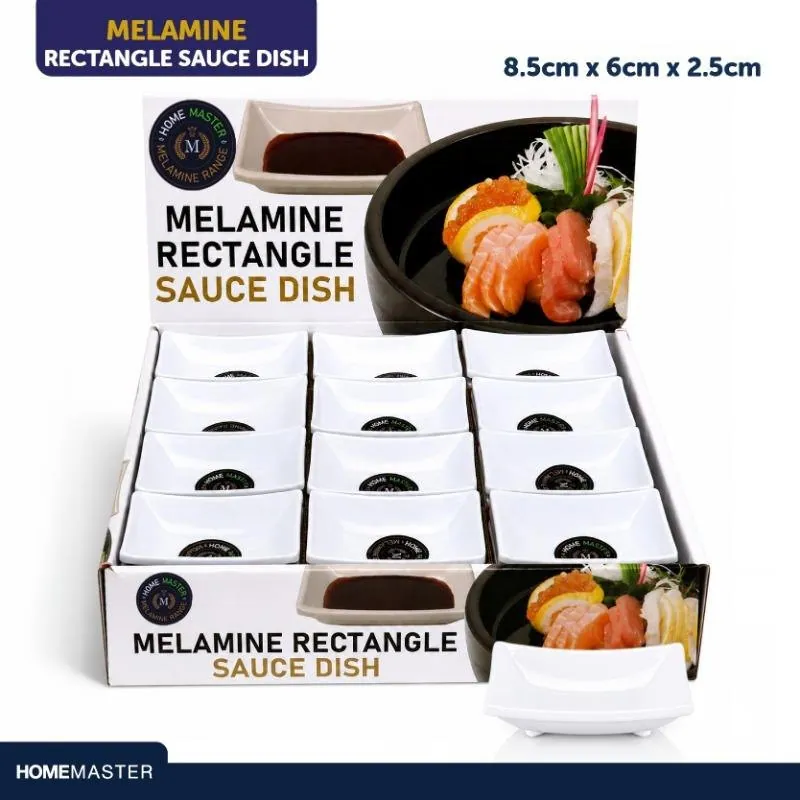 Melamine Sauce Dish Rectangular 8.5cm X 6cm X 2.5cm - White – image 4