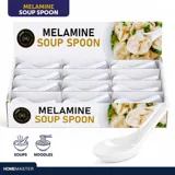 Melamine Soup Spoon - White – image 4